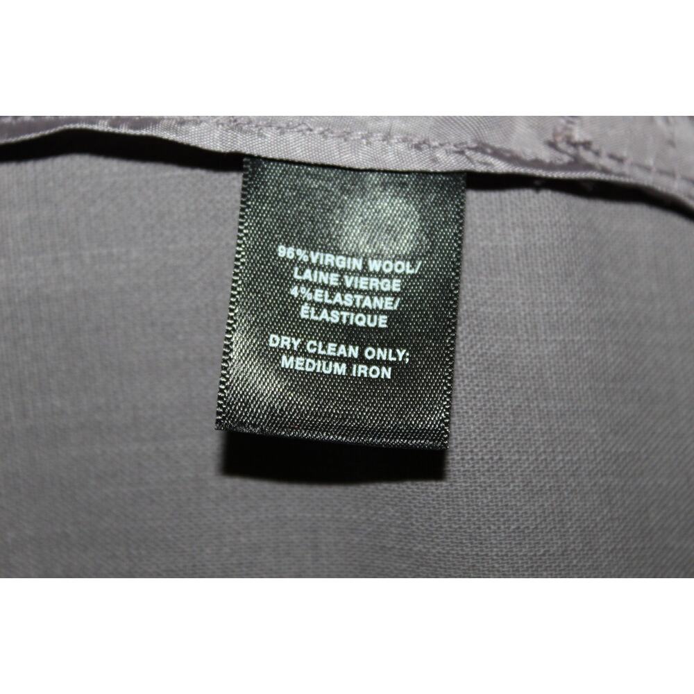 NWT Lafayette148 Trouser Wide Leg Pants Wool Blend Soapstone Size 14 H10126 - Picture 9 of 11